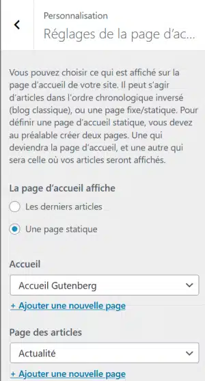 Theme Seo Mag WordPress Accueil Choix