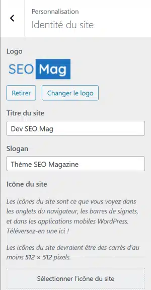 Theme Seo Mag WordPress Identite Site